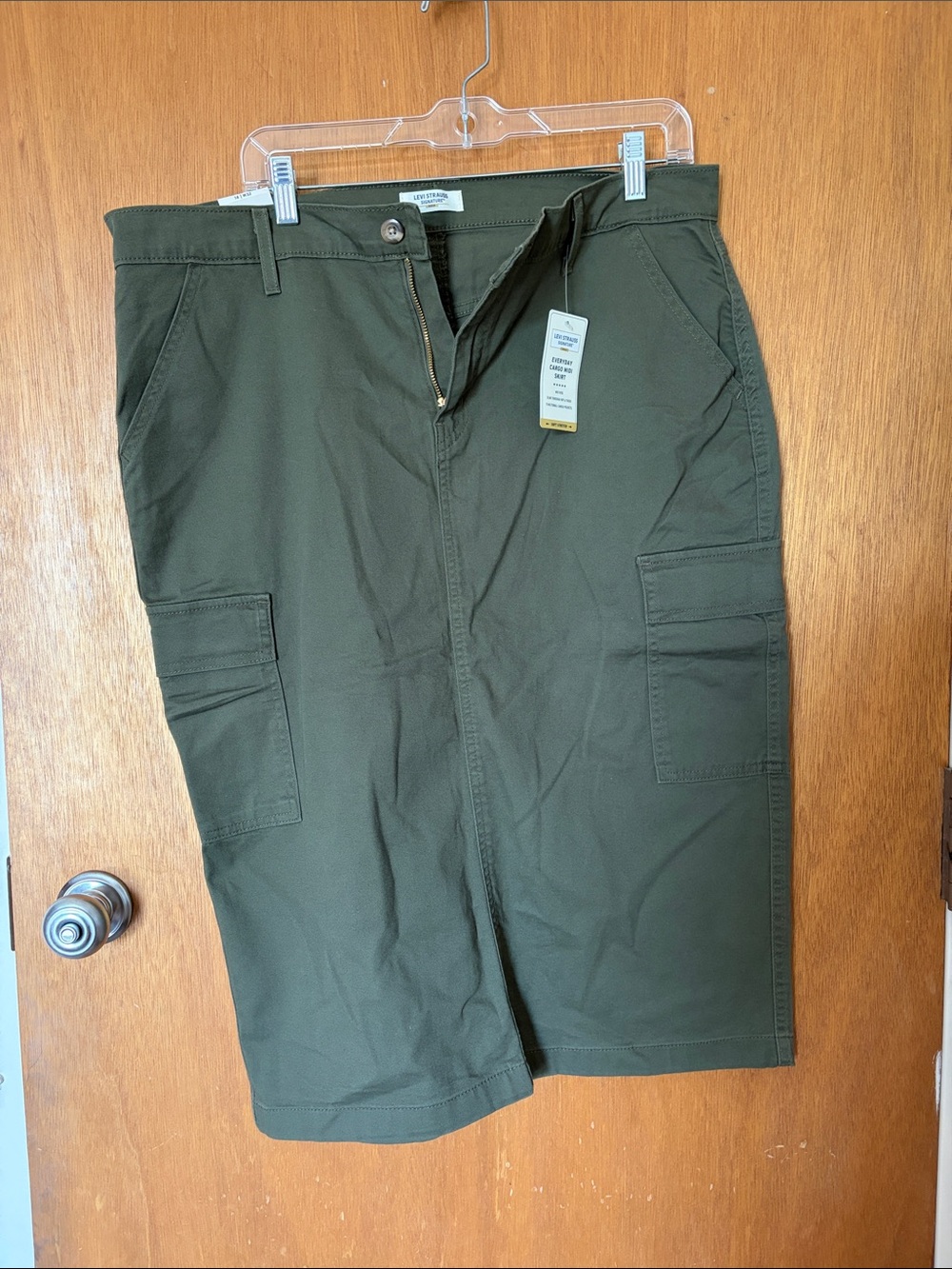 Levi's Olive Green Women's Cargo Skirt
